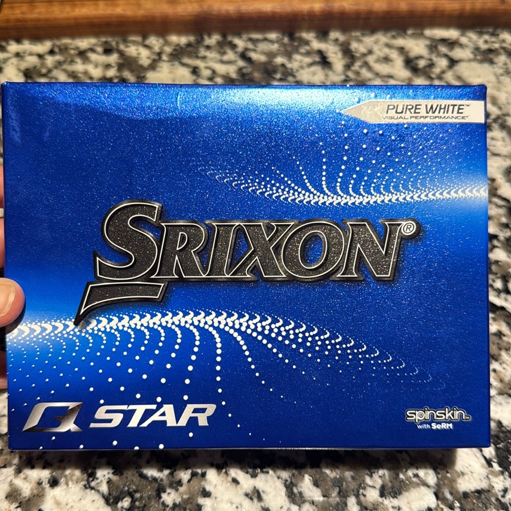 *NEW* SRIXON Q- STAR-  Pure White Golf Balls - 12 Balls Total